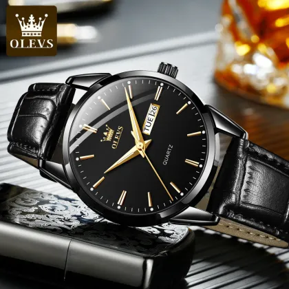 OLEVS 6898: Luxury Men's Quartz Watch - Luminous Men's Watches for Stylish Gentlemen