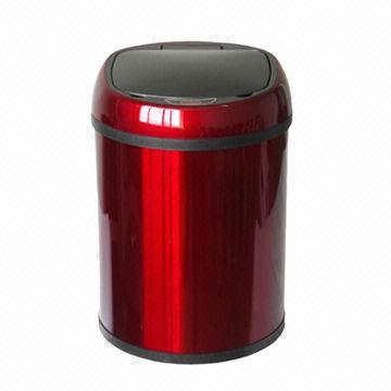 Automatic sensor trash can, touchless, with 8L Capacity, CE-/RoHS-certified