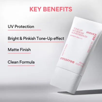 Innisfree Korean Beauty: Sebum Control & Pore Care Make-Up Kit - Tone Up, Sunscreen & More