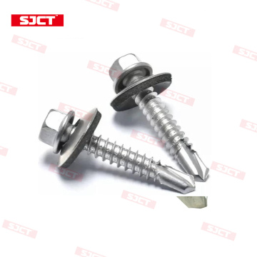 China Hex Washer Head Self-Drilling Screw With EPDM Manufactory