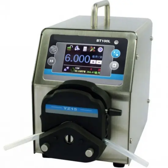 Speed adjustable stainless steel peristatic pump peristaltic