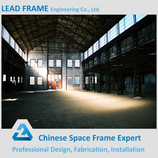 Easy Assembly prefabricated steel structure construction Arch Steel Building
