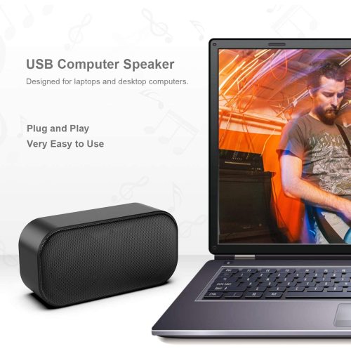 Computer Mini USB Powered 2.0 Πλαστικό ηχείο φορητού υπολογιστή