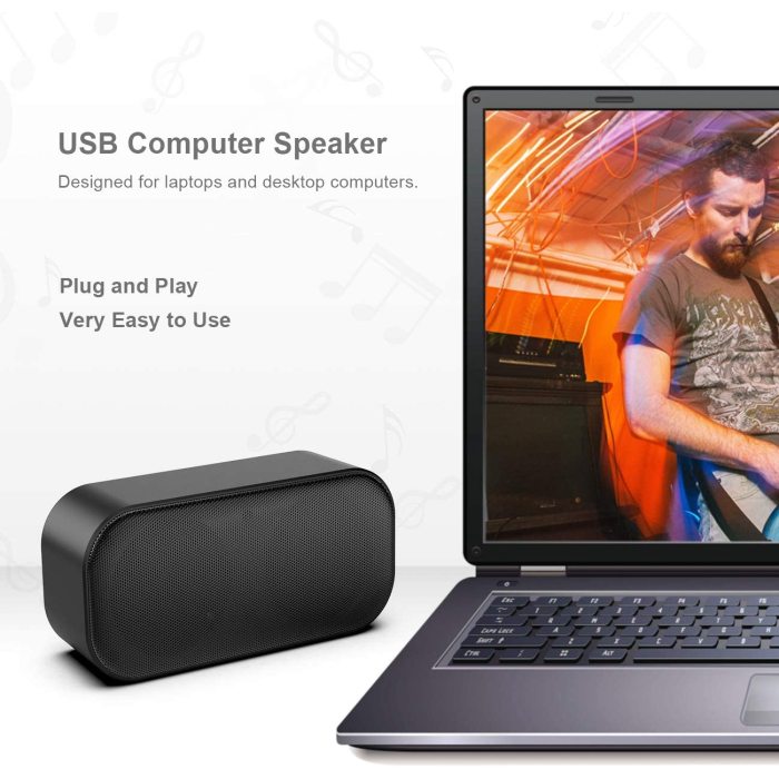 Computer Mini USB Powered 2.0 Πλαστικό ηχείο φορητού υπολογιστή