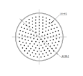 14MM سمك النحاس دش رئيس