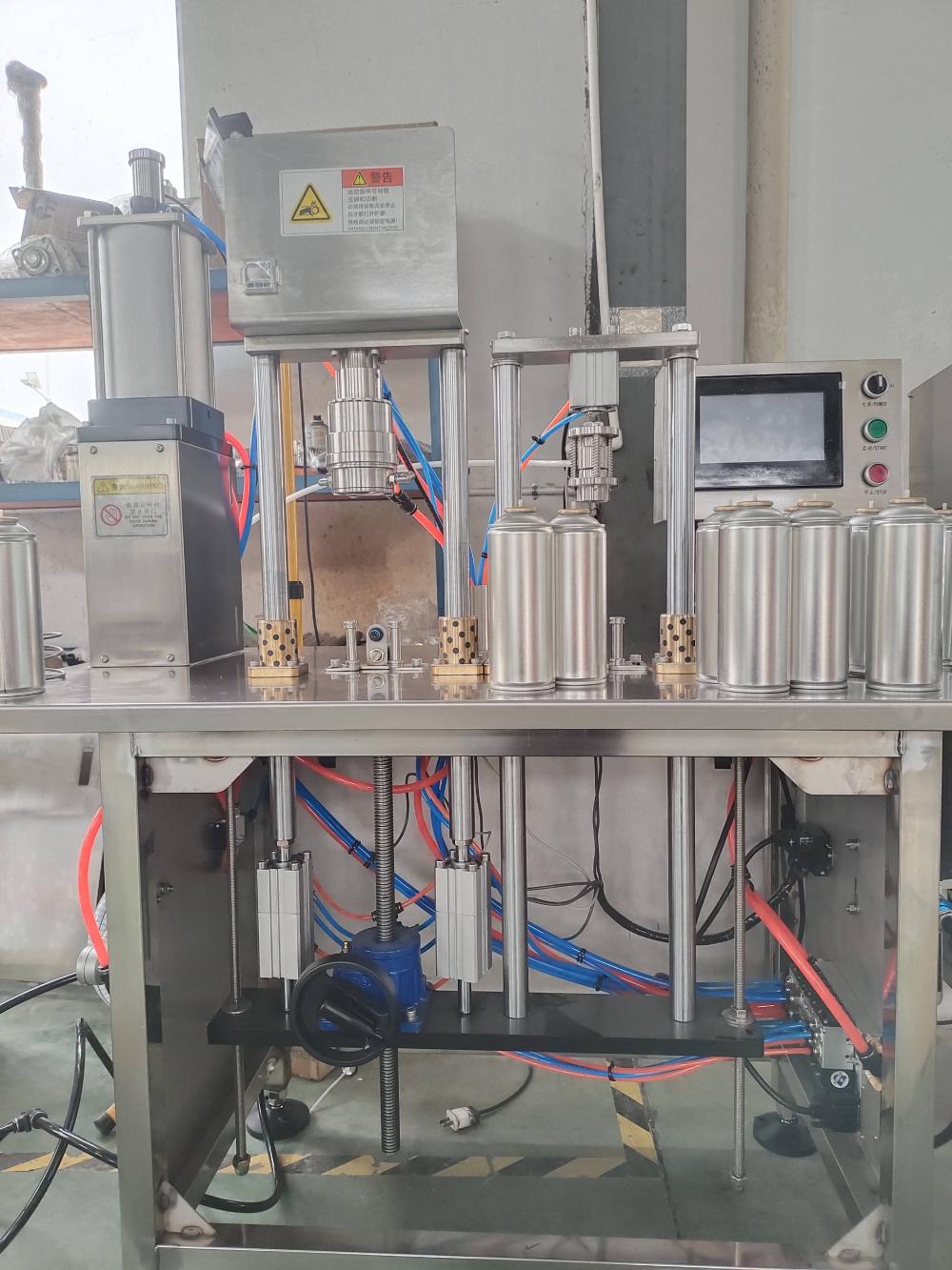 Semi Automatic Aerosol Filling Machines New 25