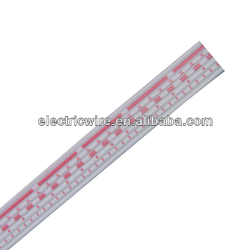 8 Cores UL2468 White Stranded Flat Ribbon Wire Cable