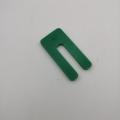 Horseshoe plastic packer shim