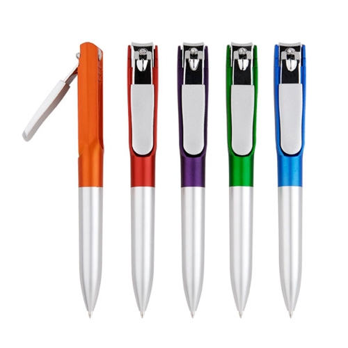 Promotion Ball Pen med Nail Clipper