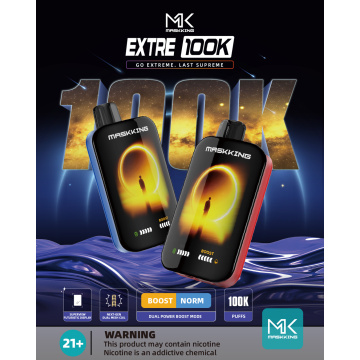 MASKKING EXTRE 100K Vape พร้อมจอแสดงผลขั้นสูงขายส่ง