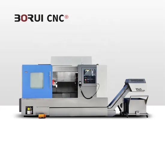 BR Borui BR570DY 45 Degree Slant Bed CNC Lathe with Y Axis for Steel