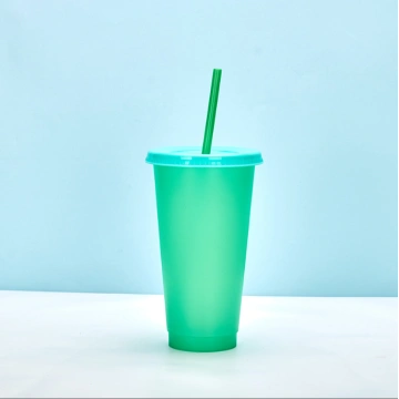 500ml Children's Plastic Cup With Bouncy Nozzle And Straw