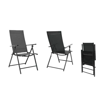 Steel Frame 7 Position  Foldable Garden Outdoor Reclining Chair