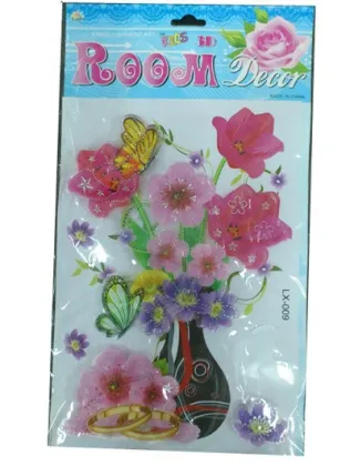 butterfly wall decals kids room / butterfly stickers for wall / butterfly feifei flower wall stickers