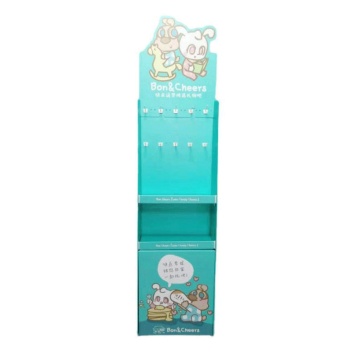 Multi-Functional Paper Display Stand for Retail Products