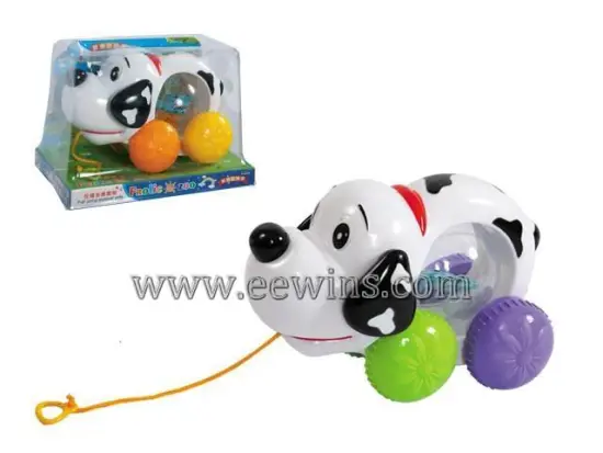 Cable toys dalmatians pet with music and lights
