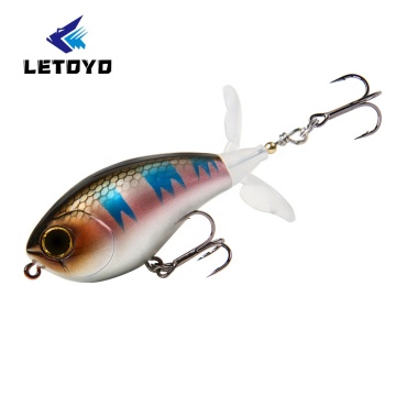 LETOYO Hard Bait Popper Fishing Lures for Bass and Catfish