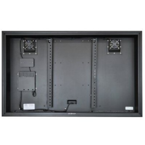 Black TV plastic back cover ABS case shell