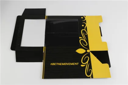 Printed Flat Pack Card Paper Packaging Box