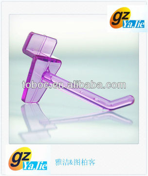 classic hot sale clear plastic towel hook