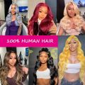 99J Burgundy 13x6 Body Wave Lace Pront