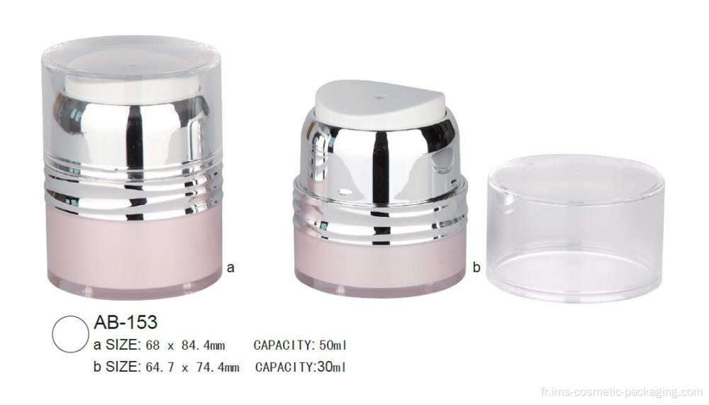 Vide Round Cosmetic Airless Bottle Container