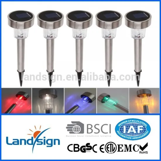 Zhejiang manufacture CIxi Landsign solar light garden