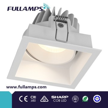 Fullamps good quality dongguan lighting 10W hot selling original sharp COB LED Downlight Reflector cup with CE certifications
