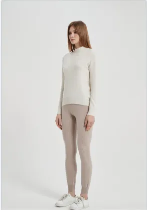 Recycled Cashmere for women pants in recycled cashmere