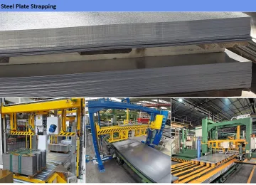 Pneumatic Tensioning Steel Strapping Machine Overlap Button