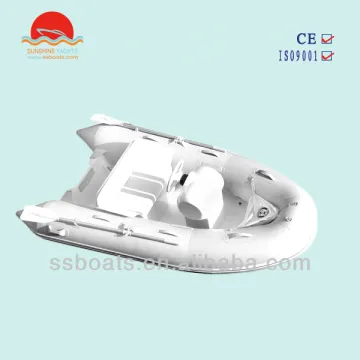 Sunshine rigid hull fiberglass inflatable fishing boat