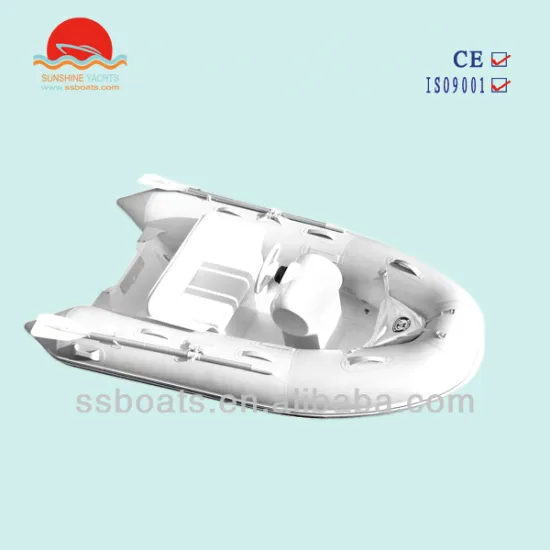 Sunshine rigid hull fiberglass inflatable fishing boat