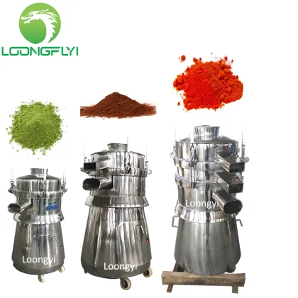 Curry spice sesame powder vibrating sieving machine