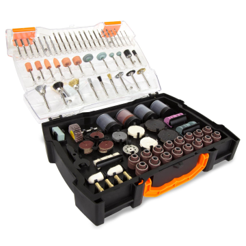 Comprehensive 282-Piece Rotary Tool Accessory Kit Including 3.2mm/1/8\" Shank for Grinding, Polishing, and Cutting - Ideal for Mini Drill Applications