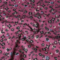 Lana de spandex TC con estampado de leopardo para prendas de vestir