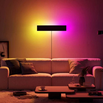 Moderne einfache RGB Unreale Farbwandlampe für Wohnzimmer und Schlafzimmer