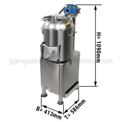 Potato Peeler Commercial Kitchen Equipment Food Processing Machine Potato Cleaning Machine