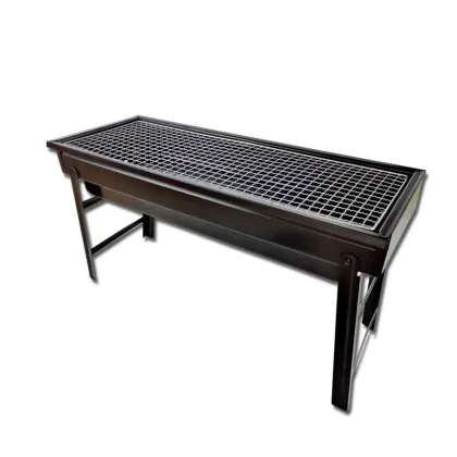 Outdoor Folding Portable Charcoal BBQ Grill Barbecue Rack