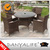 DYDS-D5438 Danyalife Luxury Villa Garden Furnishings Rattan Armchairs and Table