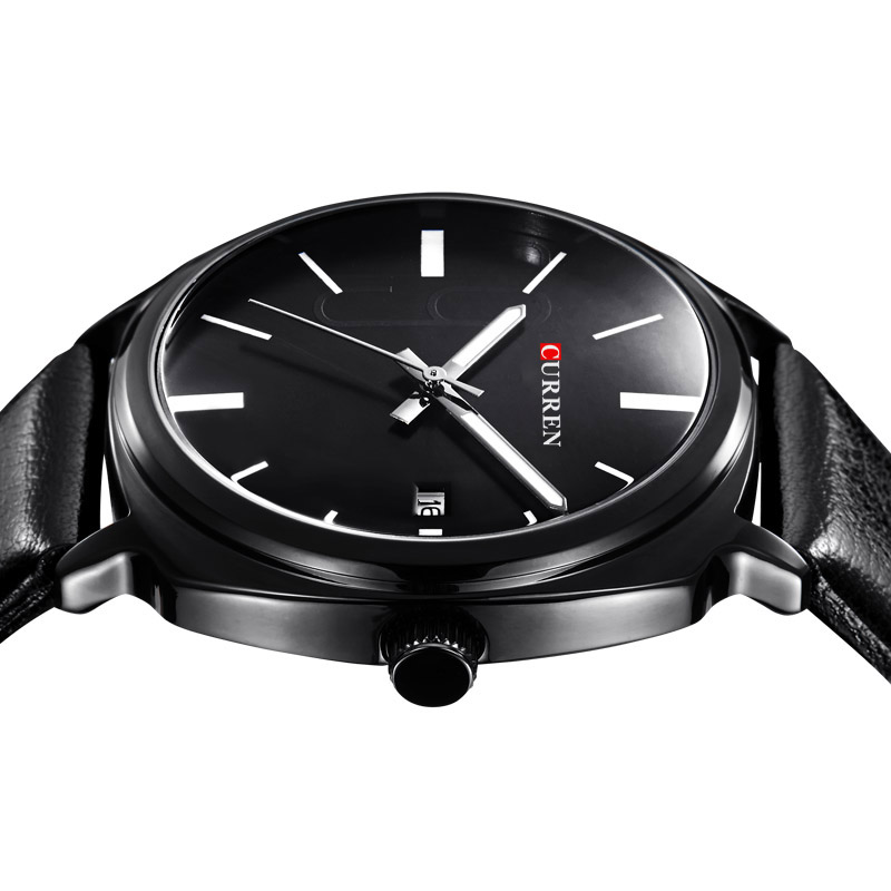 curren latest quartz watch for business men casucal style