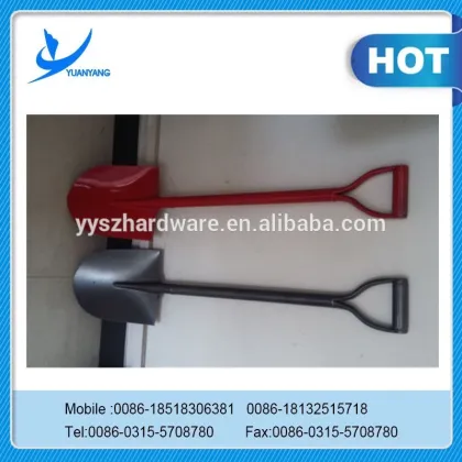 hand spade tools metal handle shovel