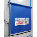 Porta de rolo industrial exterior e interior do PVC