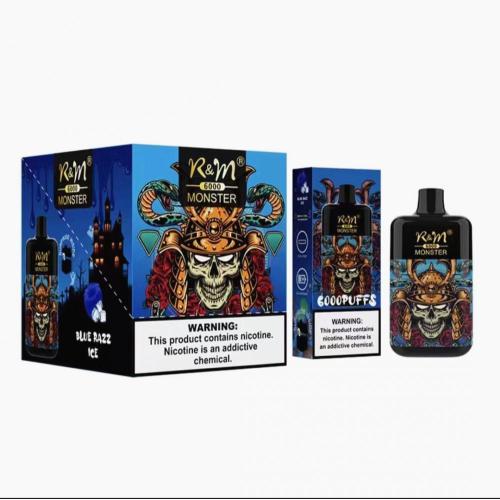 Boîte jetable en gros R&amp;M Monster 6000 Puffs