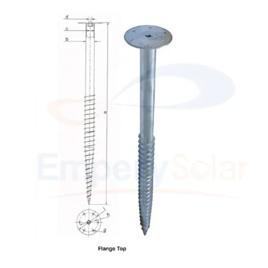 Adjustable Helical Hydraulic Ground Screws for Solar Mounting Systems: Galvanized Steel Factory Sale