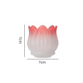 Premium personalizado tulipa de vidro, frascos de vela