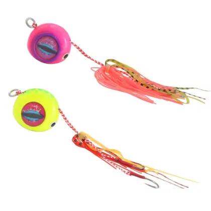 OEM Luminous Rubber Snapper Sea Bucktail Jigs with BKK Hooks