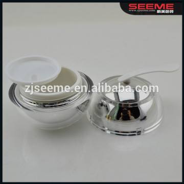 lotion whitening cream jars eye cream apple shaped jars cosmetic acrylic container 1oz 1.5oz