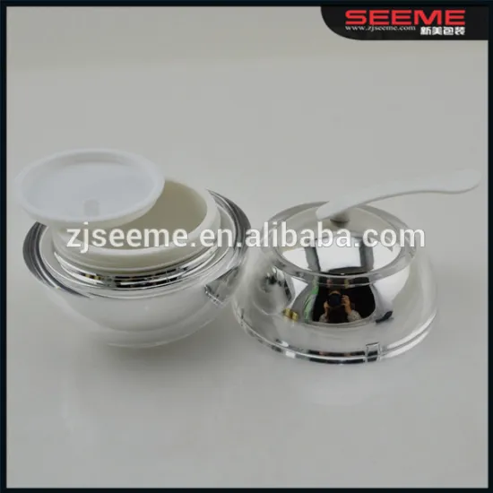 lotion whitening cream jars eye cream apple shaped jars cosmetic acrylic container 1oz 1.5oz