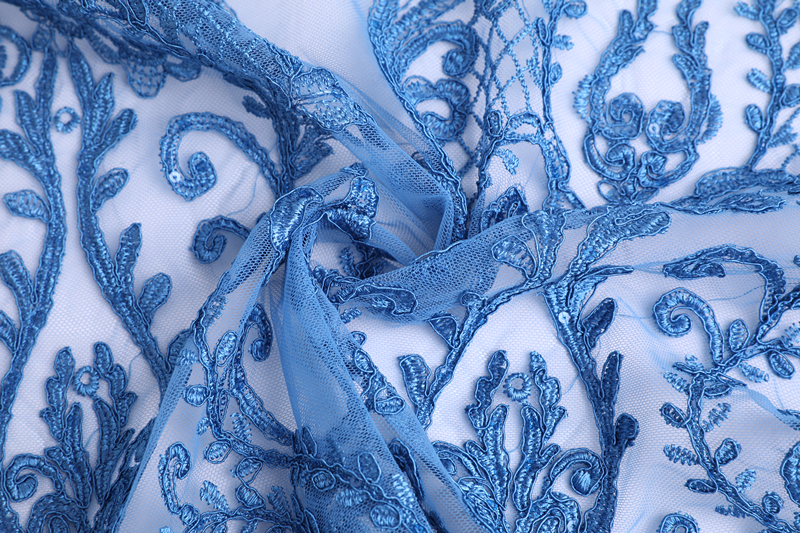 Cord Mesh Embroidery Fabric