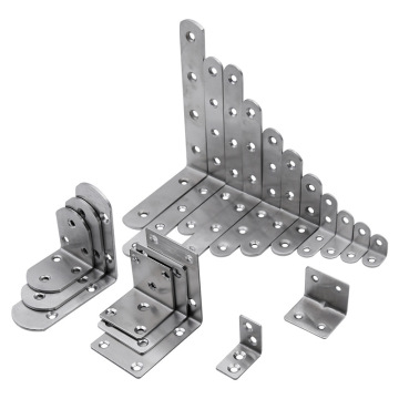 Stainless Steel 90 Degree Right Angle Bracket Furniture Hardware